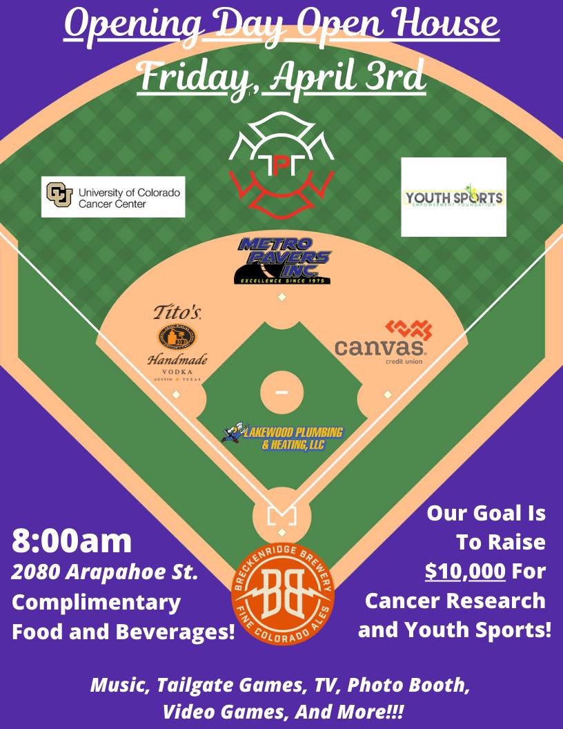Lakewood Plumbing and Heating is Sponsoring The Big Show to help raise $10,000 for Youth Sports Empowerment Foundation and CU Cancer Center